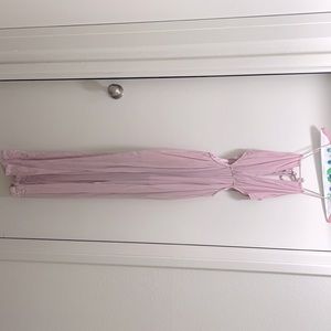 TOBI light pink cut out maxi dress